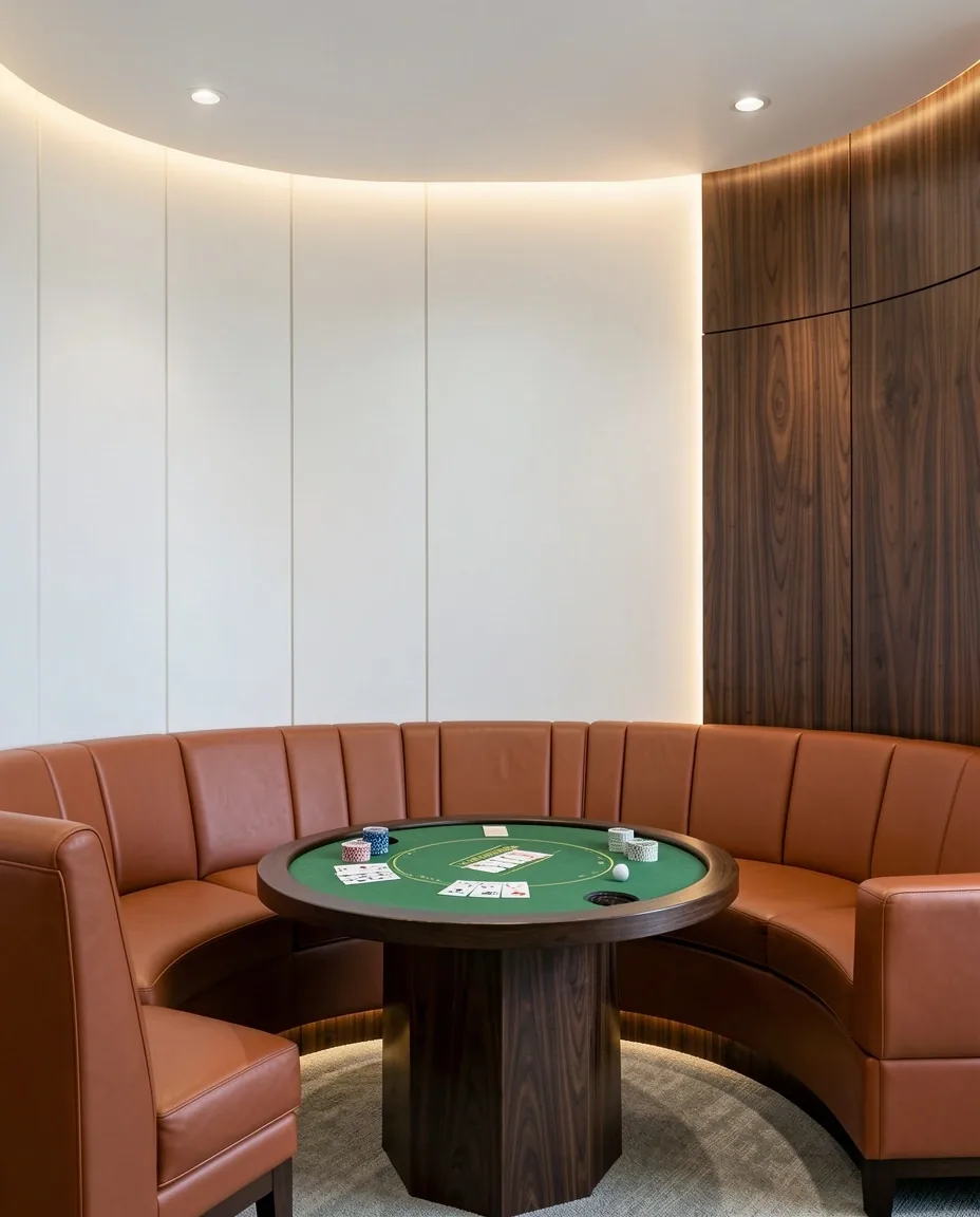 Transition space between studio and lounge at Speldexo